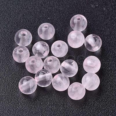 Natural Rose Quartz Beads Strands G-L104-4mm-01-1
