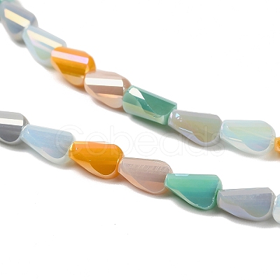 Electroplate Glass Beads Strands EGLA-P065-01A-04-1