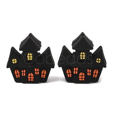Halloween Silicone Focal Beads SL-CBADC51-14-1