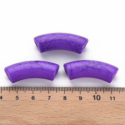 Opaque Crackle Acrylic Beads MACR-S372-001N-011-1