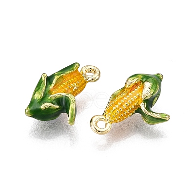 Alloy Enamel Pendants ENAM-N056-404G-1