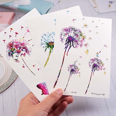 Dandelion Body Art Tattoos JX100A-1