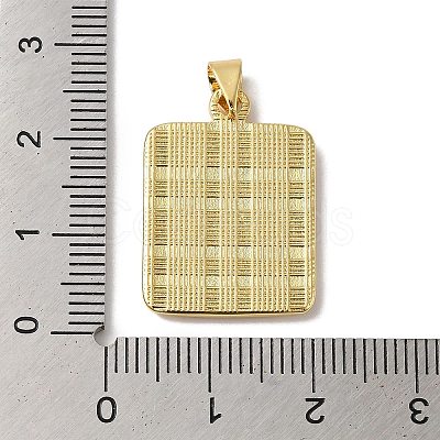 Rack Plating Brass Pendants KK-B092-42G-K-1