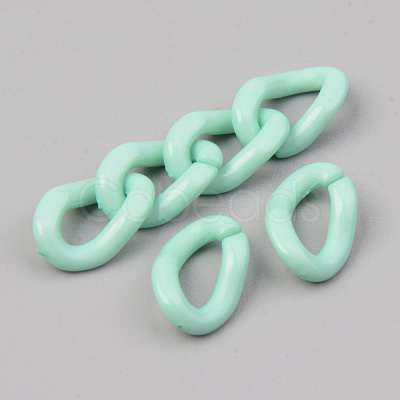 Opaque Acrylic Linking Rings OACR-S038-002G-1