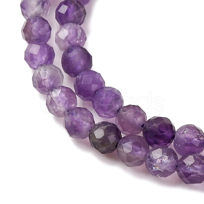 Natural Amethyst Beads Strands G-C226-B06-4mm-1
