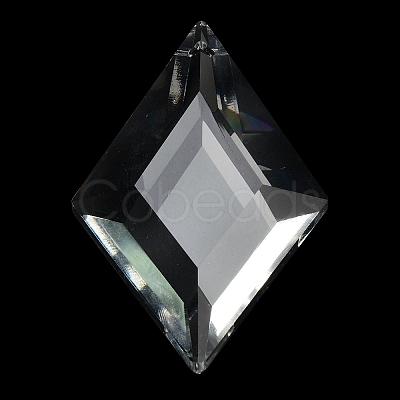 Transparent Glass Pendants GLAA-R223-05A-1