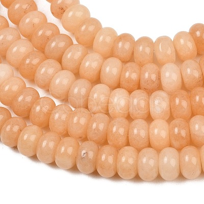 Dyed Natural White Jade Beads Strands G-G107-A41-01-1