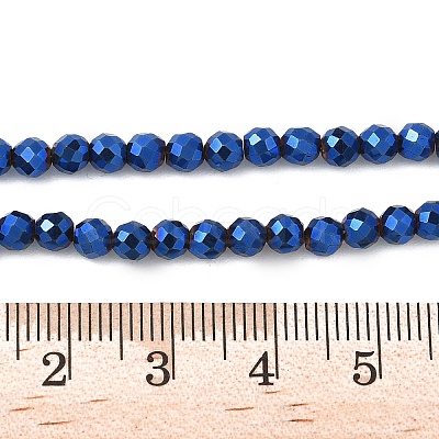 Electroplated Synthetic Non-magnetic Hematite Beads Strands G-A263-B01-01B-1