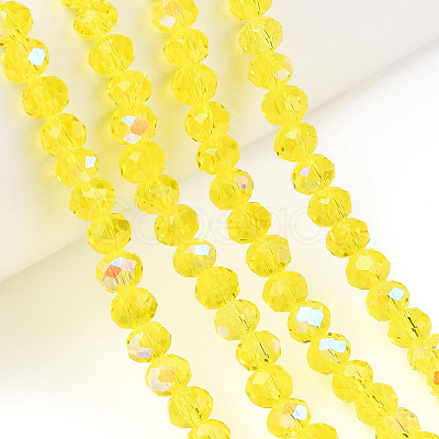 Electroplate Glass Beads Strands EGLA-A044-T3mm-L29-1