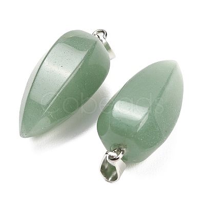 Natural Green Aventurine Pendants GG-K002-16B-1