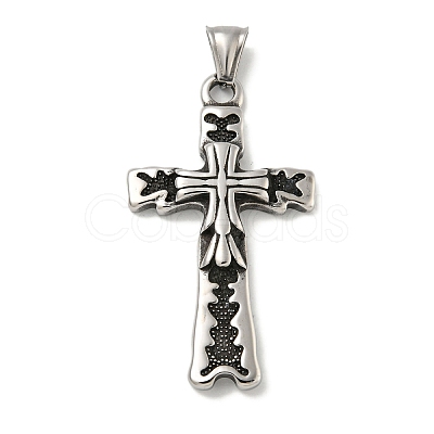 316 Surgical Stainless Steel Pendants STAS-Z073-72AS-01-1