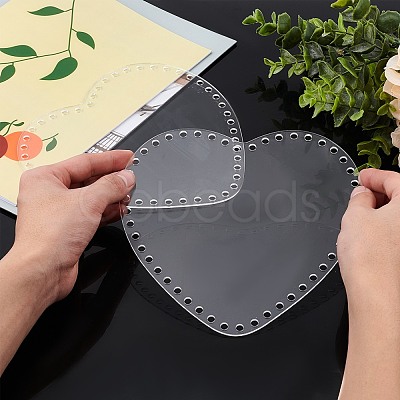 Transparent Acrylic Basket Bottoms TACR-WH0001-07-1