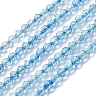 Natural Topaz Crystal Beads Strands G-H266-07B-1