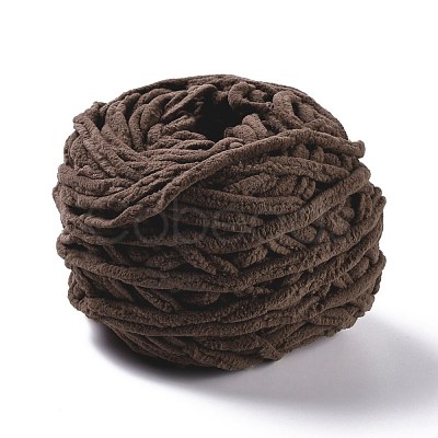Bulky Soft Polyester Crocheting Knitting Yarn for Scarf OCOR-G009-03F-1