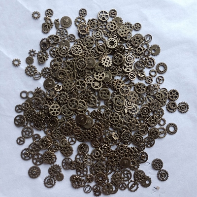 Zinc Alloy Open Back Bezel Cabochons PALLOY-WH0072-82AB-RS-1