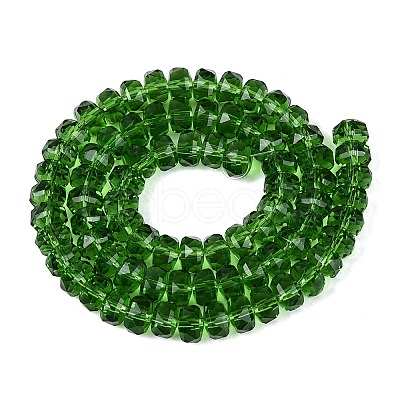 Transparent Glass Beads Strands GLAA-Q114-01A-A12-1