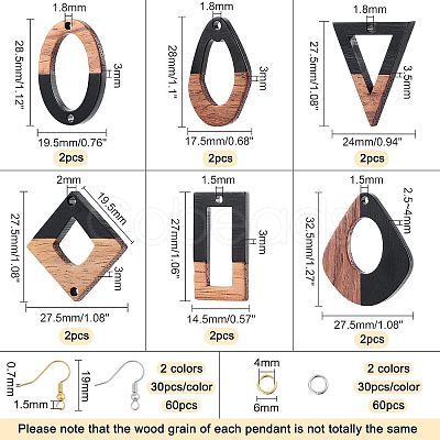 DIY Dangle Earring Making Kits DIY-OC0005-77-1