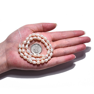 Natural Cultured Freshwater Pearl Beads Strands X-PEAR-N012-05E-1