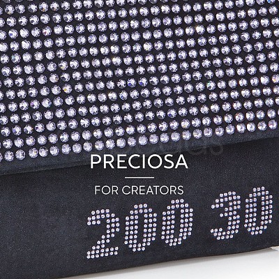 Preciosa&reg Crystal Hotfix Flatback Stones Y-PRC-HSS8-00030-244-1