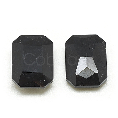 Pointed Back Glass Rhinestone Cabochons RGLA-T079-10x14mm-02-1