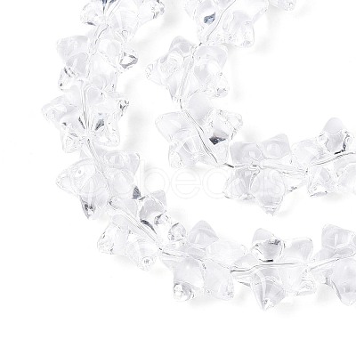 Baking Paint Glass Beads Strands DGLA-N017-01H-1