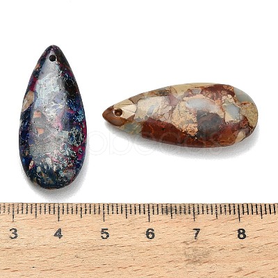 Dyed Natural Imperial Jasper Pendants G-H355-03-1