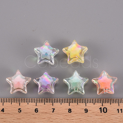 Transparent Acrylic Beads TACR-S152-02D-1