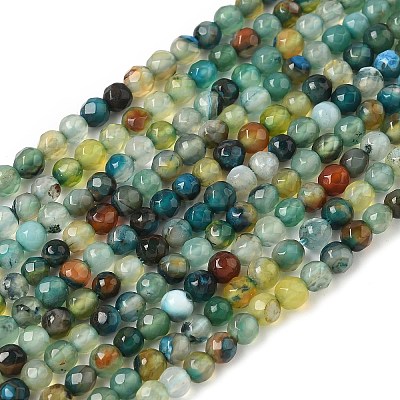 Natural Agate Beads Strands X-G-H302-A01-08-1