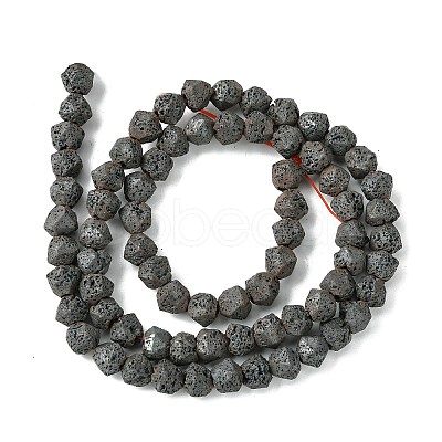 Natural Lava Rock Beads Strands G-H020-O02-01-1