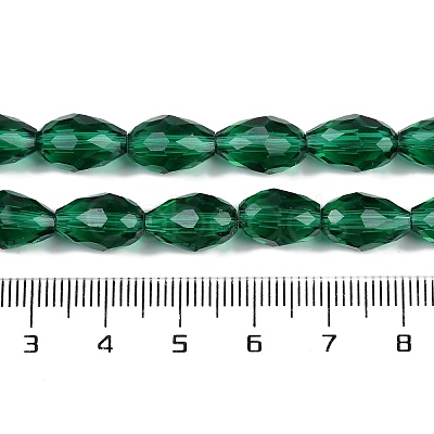 Transparent Glass Beads Strands X-EGLA-N013-T10mm-D24-1