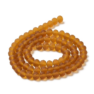 Transparent Glass Beads Strands EGLA-A044-T4mm-MD02-1