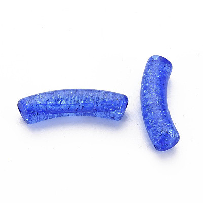 Transparent Crackle Acrylic Beads CACR-S009-001A-N86-1
