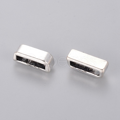 Tibetan Style Alloy Slide Charms TIBEB-H1665-AS-NR-1