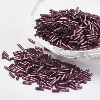Glass Bugle Beads SEED-E001-9mm-57-1