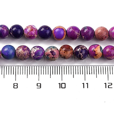 Dyed Natural Regalite/Imperial Jasper/Sea Sediment Jasper Beads Strands G-B124-C02-09-1