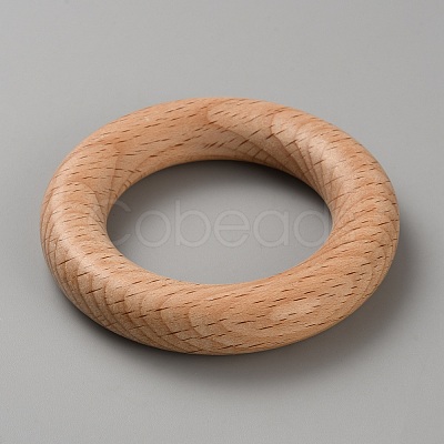 Unfinished Natural Wood Linking Rings WOOD-WH20010-02D-1