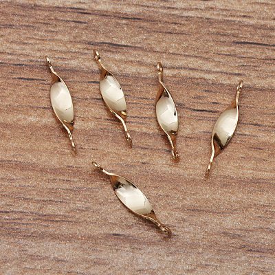 Brass Connector Charms KK-WH0053-03KCG-1