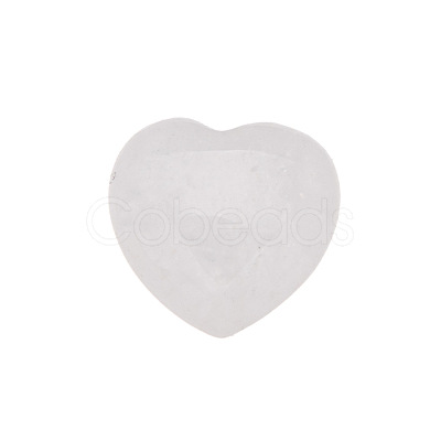 Natural Quartz Crystal Heart Sculpture Display Decorations PW-WG48DEF-05-1