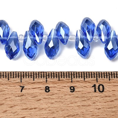Transparent Facted Glass Beads GLAA-WH0031-58G-1