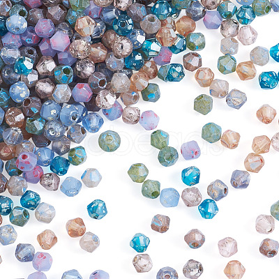 Picasso Baking Paint Glass Seed Beads SEED-TA0001-62N-1