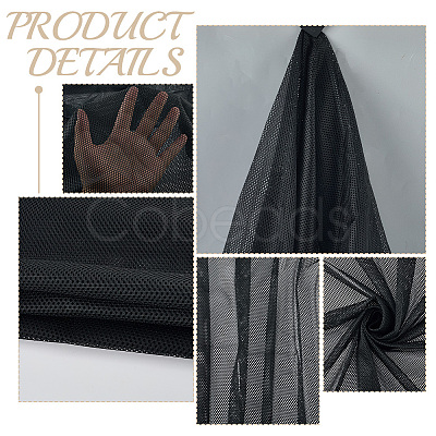 Polyester Elastic Eyelet Fabric AJEW-WH20006-273D-1
