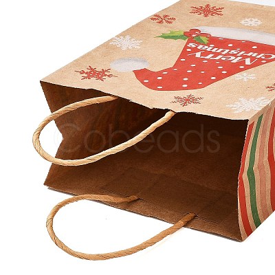 Christmas Theme Rectangle Paper Bags CARB-F011-01A-1