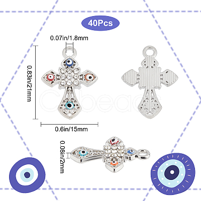 40Pcs Alloy Pendants FIND-SC0002-94-1