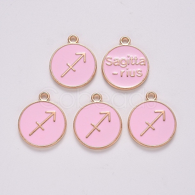 Alloy Enamel Pendants LS-X-ENAM-S124-01B-09F-1