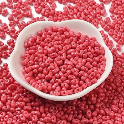 Baking Paint Glass Seed Beads SEED-K009-01A-18-1