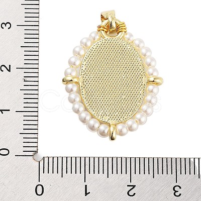Rack Plating Brass Enamel Pendants KK-C056-07G-04-1