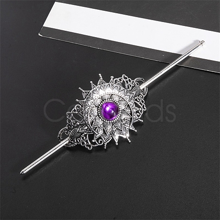 Alloy with Resin Hair Sticks PW-WG4FC6F-02-1