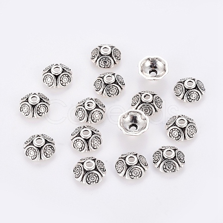 Tibetan Style Alloy Bead Caps LS-LF0652Y-1