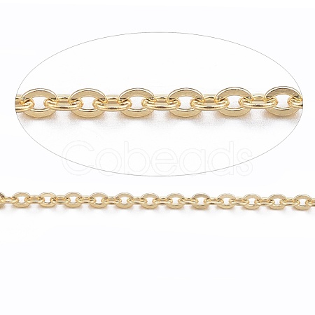 3.28 Feet Ion Plating(IP) 304 Stainless Steel Cable Chains X-CHS-E004-01G-1