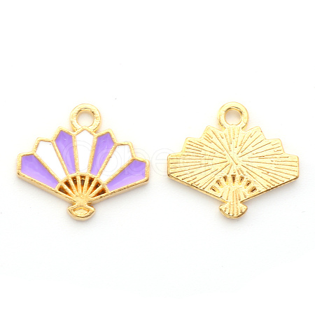 Chinese Style Alloy Enamel Pendants X-ENAM-N054-026D-1